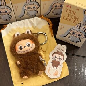 Pin For Love Vinyl Plush “L” Pendant